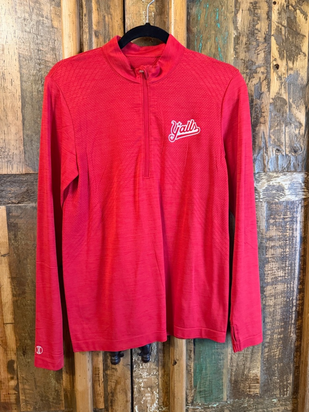 Red 'Y'alls Quarter-Zip Pullover